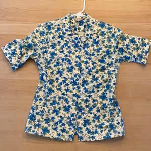 H bar C vintage western shirt snap buttons EUC